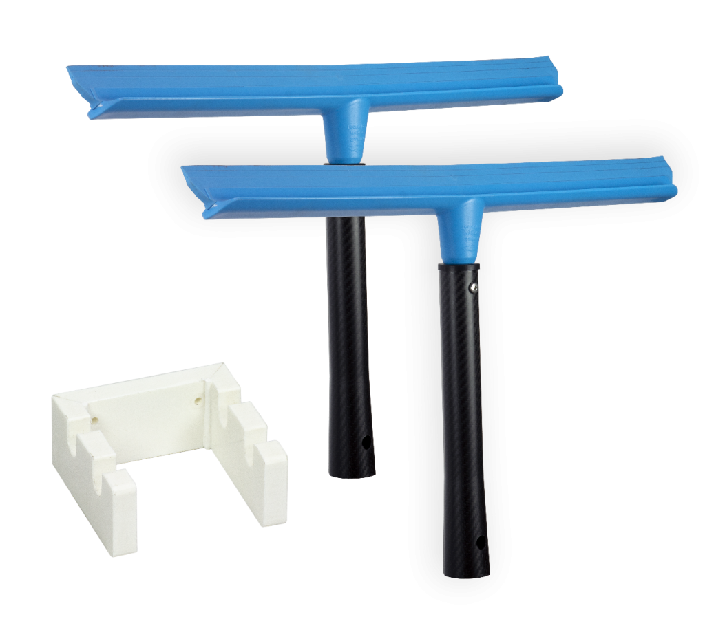 Foam and rubber squeegee 4060 cm holder for 2 Baudoin Ocean Wash Systems
