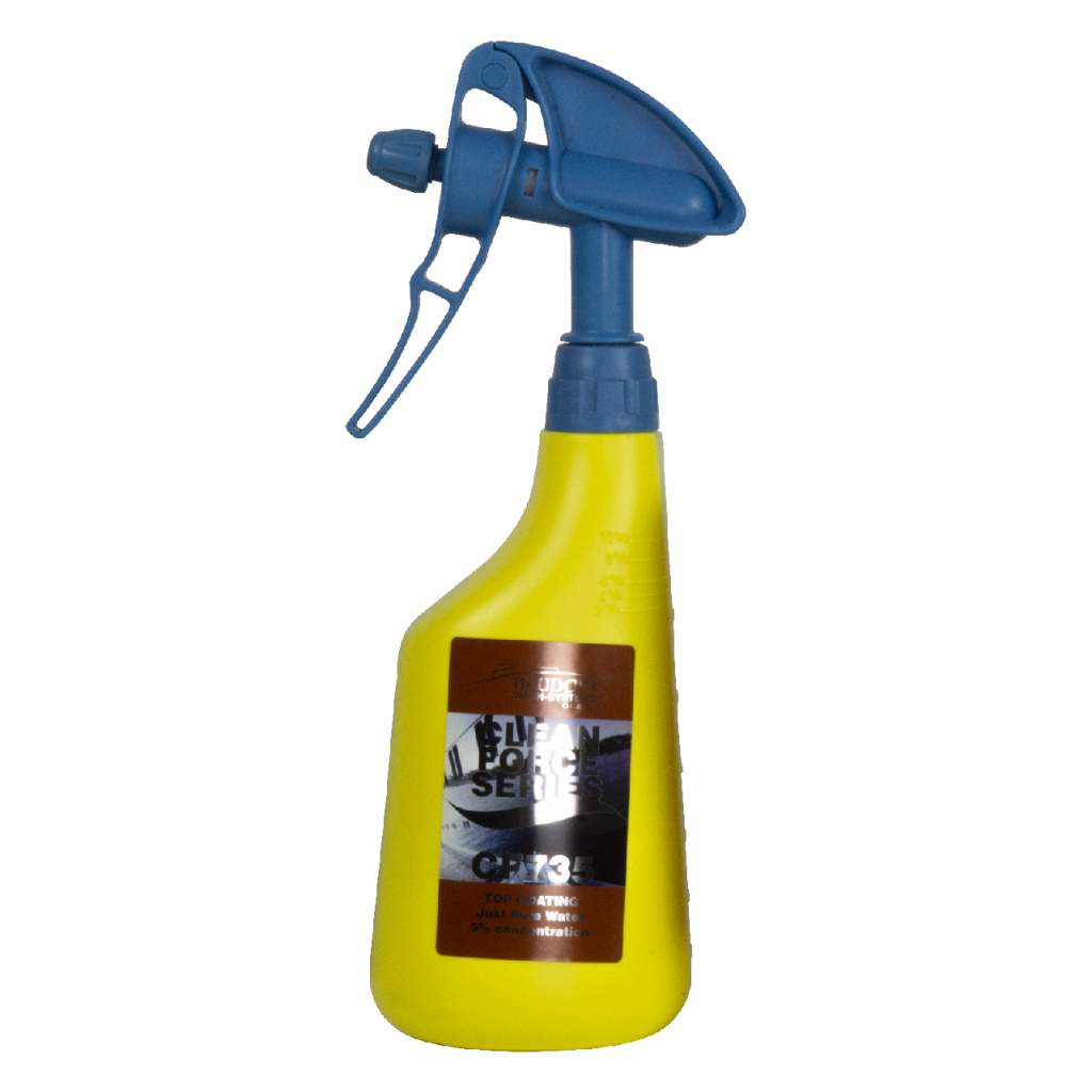 Yellow spray bottle 600ml – Baudoin Ocean Wash Systems