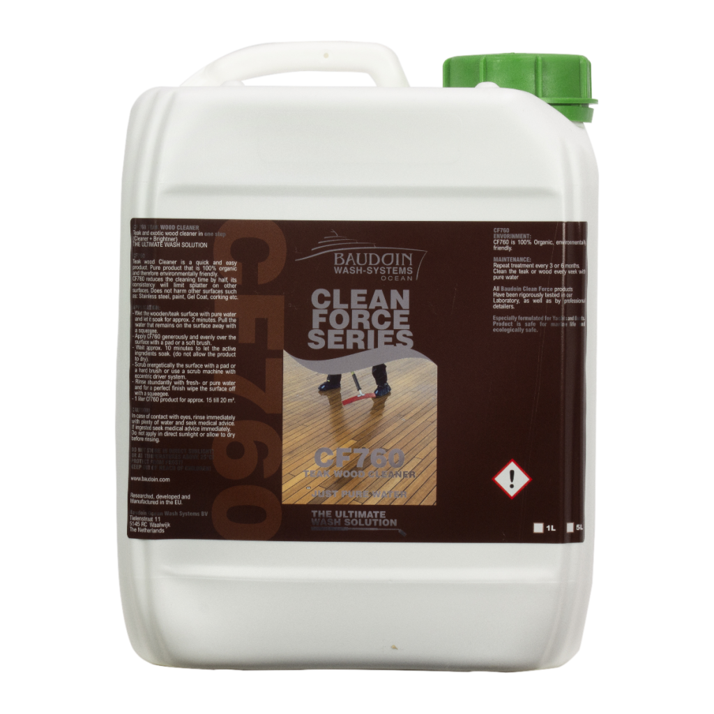CF760 Teak Wood Cleaner Baudoin Ocean Wash Systems